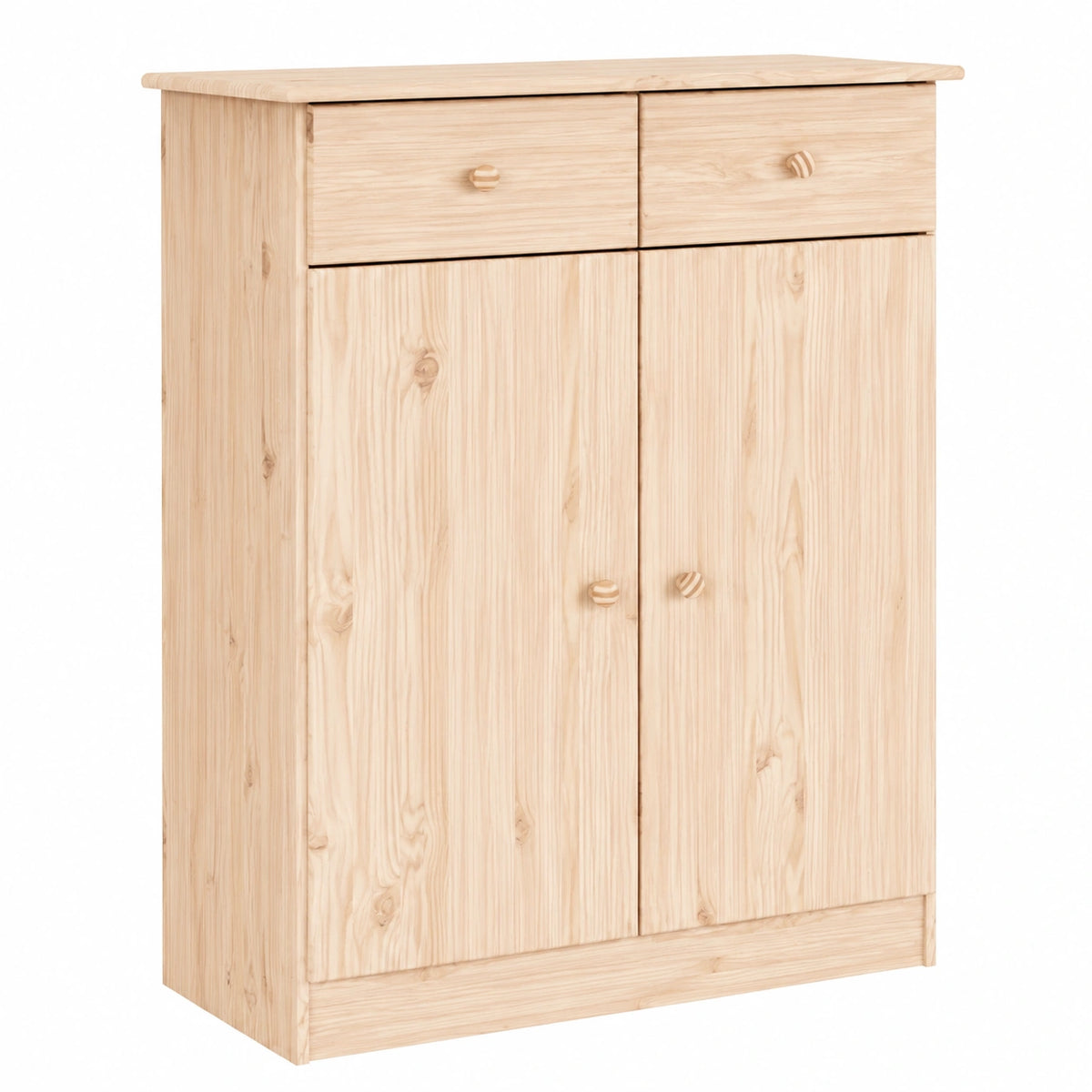 Armario para Zapatos de Madera de Pino 77x35x96 cm, Organizador de Calzado