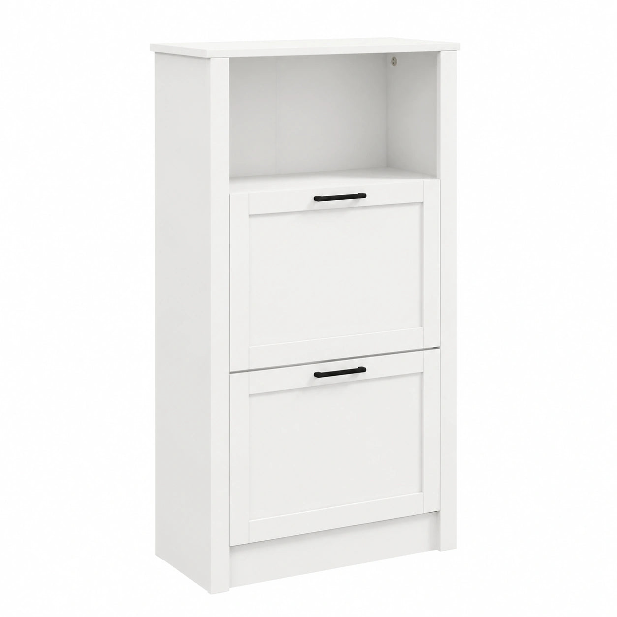HOMCOM Mueble Zapatero Blanco con Estantes Ajustables para 10 Pares