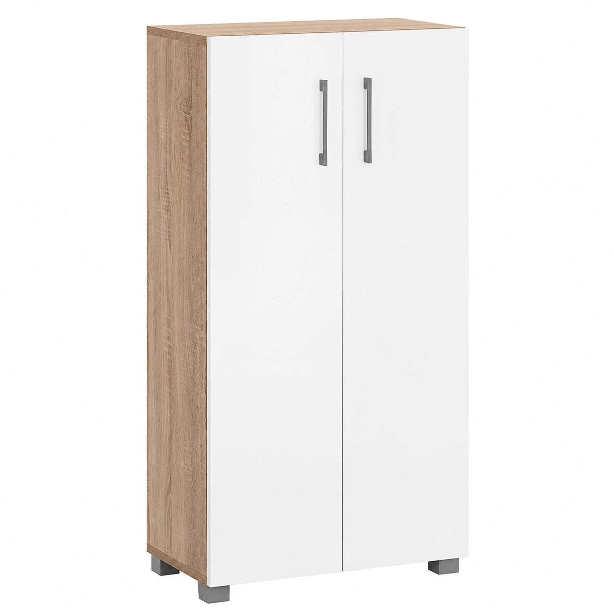 Zapatero Blanco Sileno 60x32x124 cm con Armario