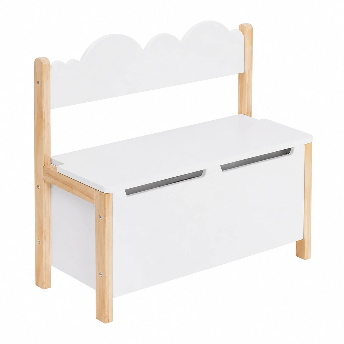 Banco Almacenamiento Infantil con Cajones para Juguetes, 60x25,5x55cm