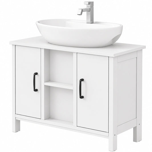 Armario de Baño YITAHOME con Estante Ajustable y 2 Puertas